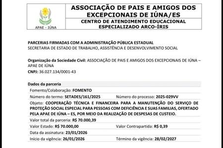 imagem DIVULGAÇÃO PARCERIA R$70.000