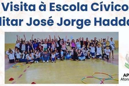 imagem Visita à Escola Cívico Militar José Jorge Haddad.  