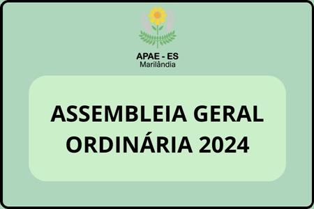 imagem AGO - ASSEMBLEIA GERAL ORDINÁRIA 2024