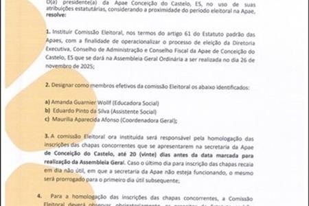 imagem COMISSÃO ELEITORAL
