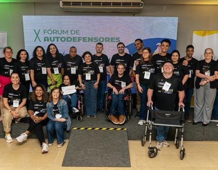 imagem X Fórum de Autodefensores reúne representantes das Apaes e elege nova gestão estadual