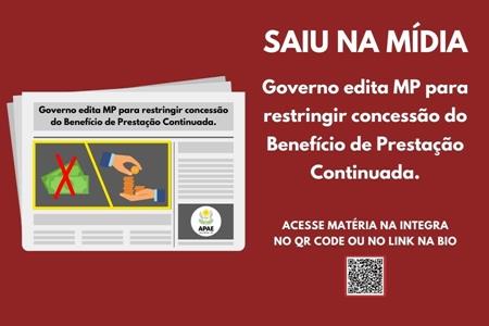 imagem Bolsonaro edita MP para restringir concessão do Benefício de Prestação Continuada