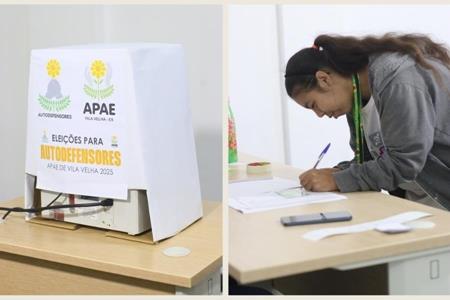 imagem Eleições de Autodefensores da APAE de Vila Velha marcadas por cidadania e inclusão.