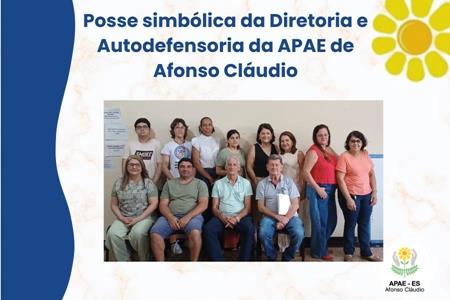 imagem Posse Simbólica da Diretoria e Autodefensoria da APAE de Afonso Cláudio