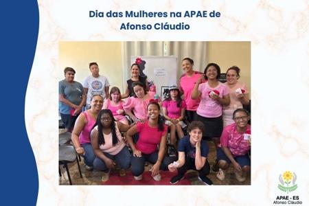 imagem Dia das Mulheres na APAE de Afonso Cláudio