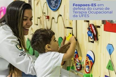 imagem Feapaes-ES manifesta preocupação com a não oferta de vagas para o curso de Terapia Ocupacional da UFES