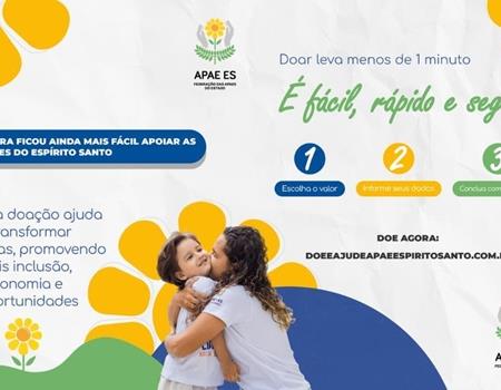 imagem Feapaes-ES lança nova plataforma de doação para fortalecer a inclusão no Espírito Santo
