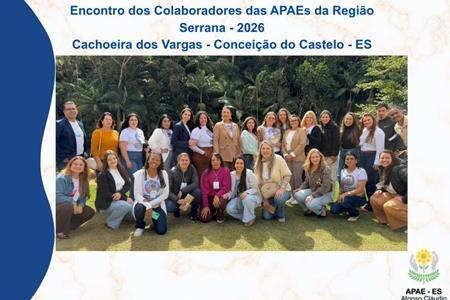 imagem Encontro dos Colaboradores das APAEs da Região Serrana - 2026 Cachoeira dos Vargas - Conceição do Castelo - ES