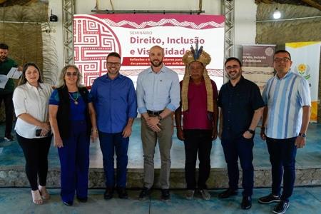 imagem Seminário inédito debate inclusão de pessoas indígenas com deficiência em Aracruz
