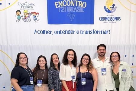 imagem Equipe Clínica da APAE da Serra participa do 1º Congresso T21 Brasil, em Vitória/ES