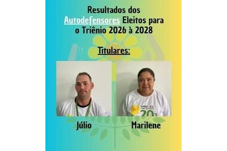 imagem Resultados dos Autodefensores Eleitos para o Triênio 2026 à 2028
