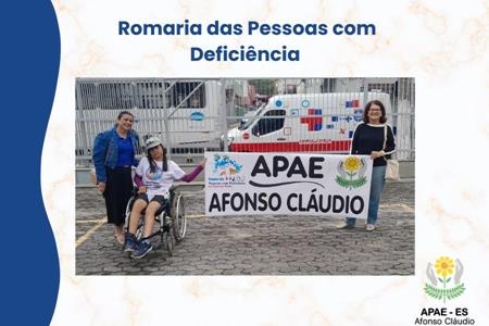 imagem  Romaria das Pessoas com Deficiência