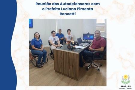 imagem Reunião dos Autodefensores com o Prefeito Luciano Pimenta Roncetti