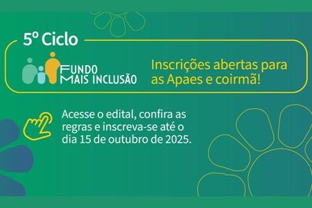 imagem Feapaes-ES lança V Ciclo do Fundo Mais Inclusão