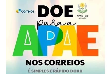 imagem DOE PARA A APAE NOS CORREIOS!