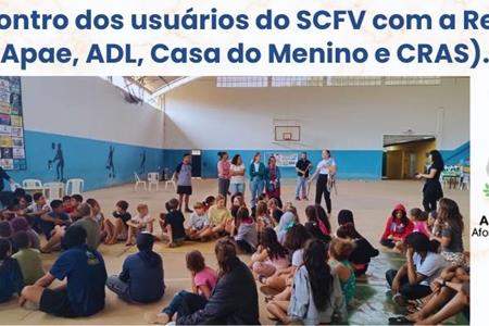 imagem Encontro dos usuários do Serviço de Convivência e Fortalecimento de Vínculos com a Rede Socioassistencial (Apae, ADL, Casa do Menino e CRAS)