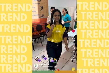 imagem Atendidos da Apae da Serra viralizam com a trend 