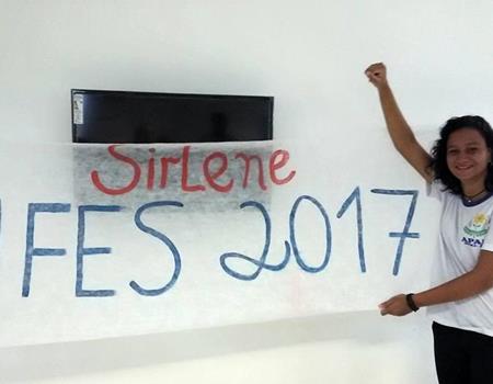 imagem Usuária da Apae da Serra é aprovada no Ifes e inicia curso de Metalurgia